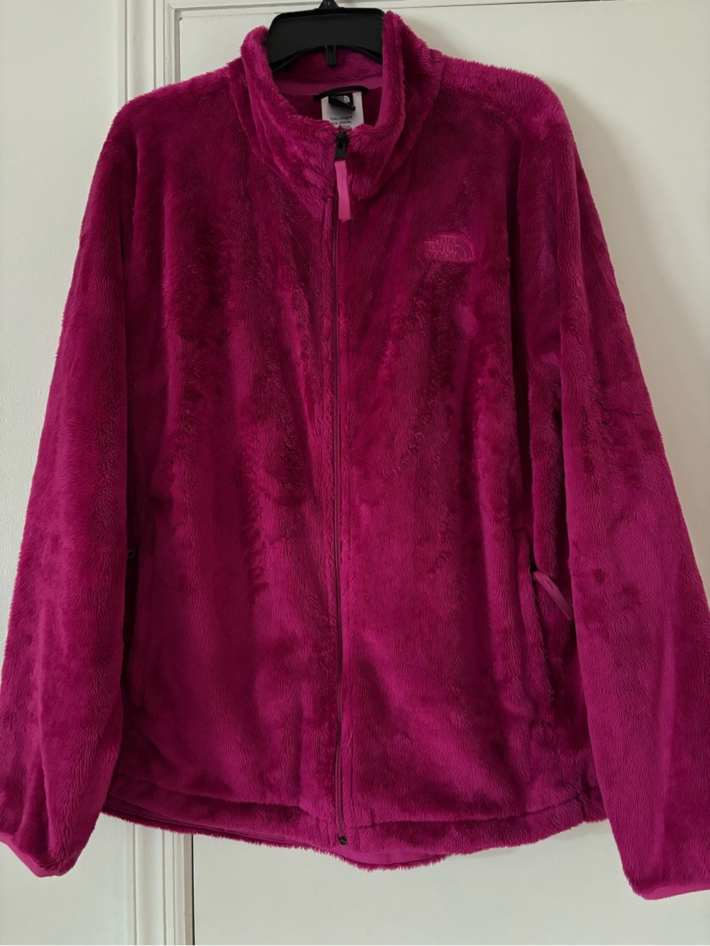 The North Face Plush Fleece Jacket - Raspberry